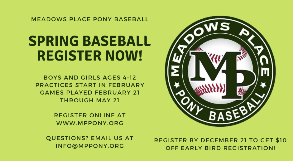 Spring Baseball - Register Now!