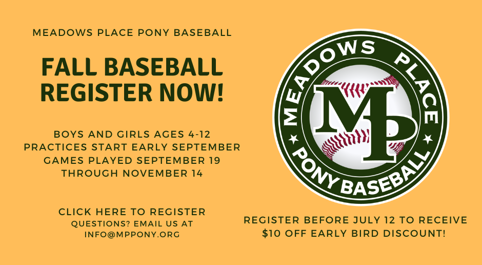 Fall Baseball Registration